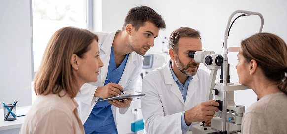 Augenuntersuchung in der MVZ Augenklinik