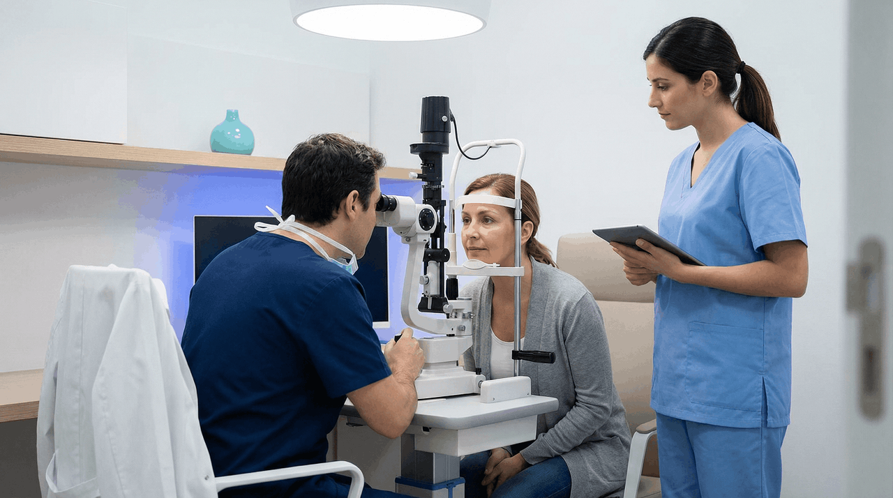 Augenuntersuchung in der MVZ Augenklinik