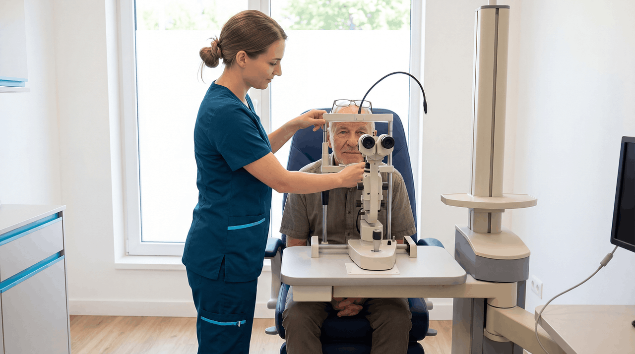 Augenuntersuchung in der MVZ Augenklinik